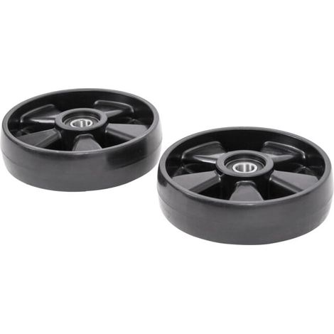 Jeu de roues directrices en nylon STIER pour transpalettes (1/4)