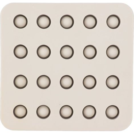 Moule silicone pour cupules de greffage de reines — Moule pour fabrication de cupules en cire d'abeilles (4 rangées, 96x92x14mm) — Accessoire essentiel pour apiculture — 1 moule inclus (1/4)