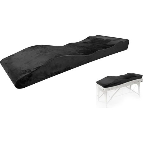Matelas de massage ondulé - 180 x 60 cm - Mousse ergonomique pour chaise longue cosmétique - Pour spa et salon de beauté (matelas uniquement) (1/5)