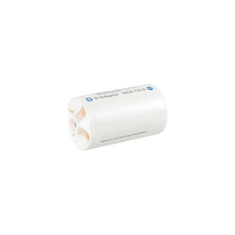 Manchon porte-piles cylindrique pour réchaud à gaz ou lampe torche, compatible avec les piles LR6 AA à D.