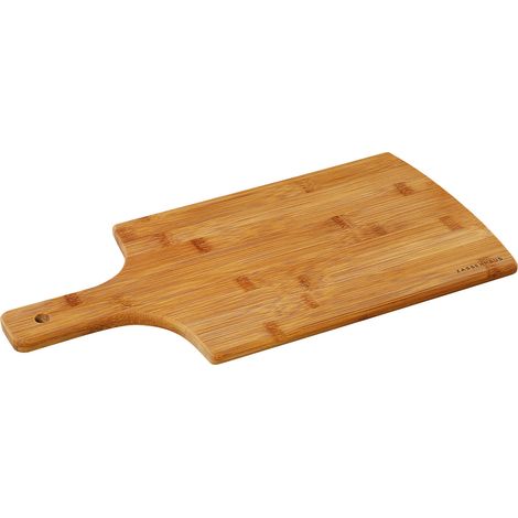 Tabla de cortar Zassenhaus con asa, bambú, 38x20x1,2 cm