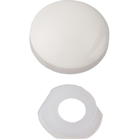 Unifix Dome Cap Screw Covers - White - Box of 200 (1/2)