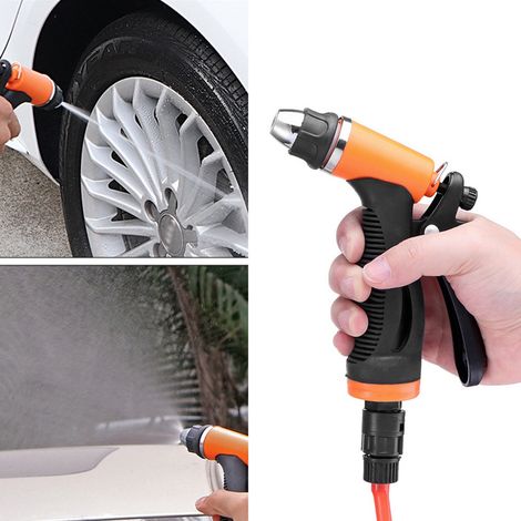 12-V-Hochdruckreiniger für Autos, tragbare elektrische Pumpe mit Autowaschset, Wasserpistole und Zubehör, effizientes Fahrzeugreinigungswerkzeug (1/5)