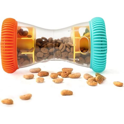 Orange Distributeur de Croquettes pour Chiens Jouets (1/5)