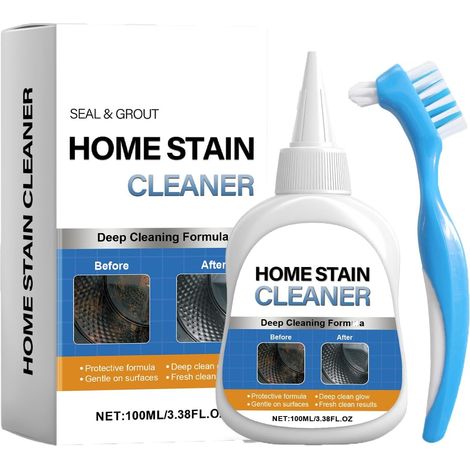 Dirt Stains Remover Gel,Détachant Nettoyant Multi-Usage Gel,Gels Détachant Ménager Pour Détachage De Cuisine Et Détachage pour Carrelage,Évier,Cuisine et Douche (1/5)