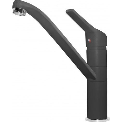Elleci MGKTES59 Teseo Miscelatore Monocomando Cucina Canna Girevole Granitek colore Antracite (1/2)