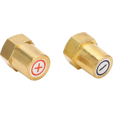 2 Pièces Connecteur de Batterie à Déconnexion Rapide, Bornes Universelles Positif/Négatif pour Charge Optimale