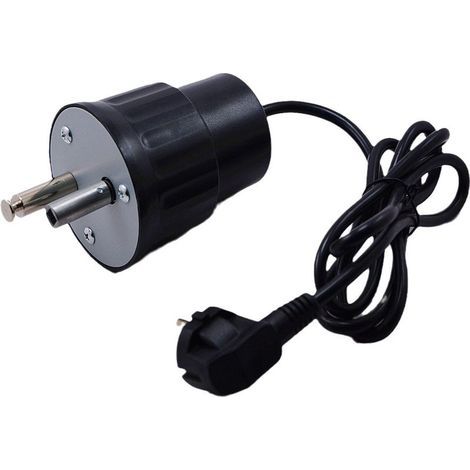 Moteur Tourne Broche de Barbecue Moteur Eléctrique Camping en Aluminium Kit Rtissoire Barbecue Charge Nominale (1/4)
