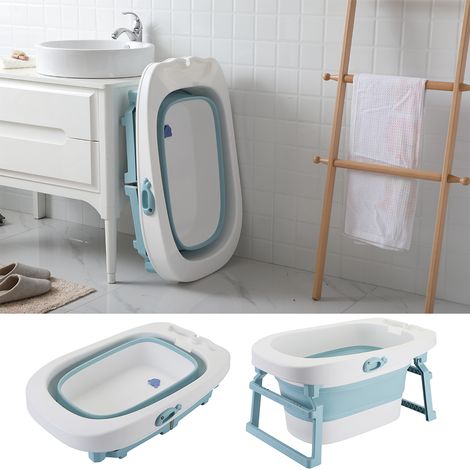 3 en 1 Baignoire Pliable pour Enfant 85.3*55.5*43.7CM