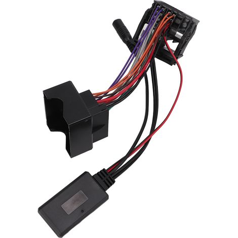Câble d'entrée audio AUX pour voiture avec Bluetooth 5.0 et microphone, adaptateur mains libres, compatible avec Audi A3 TT A4 (2007-2014) (1/5)