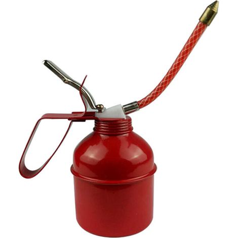 manuel en fer rouge à levier avec tuyau flexible et pompe de (1/2)
