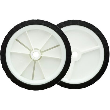 1 Roue De Tondeuse,Diamètre 150 Mm,Axe 12,8 Mm,Caoutchouc Et Plastique,Tondeuse Électrique Et Thermique (1/5)