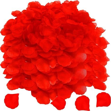 1 sachet de feuilles artificielles pour roses, feuilles de roses artificielles rouges (1/5)