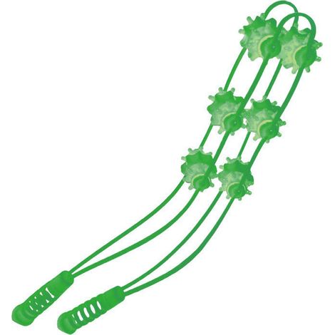 Corde à rouleau masseur dorsal, anti-fatigue, portable, sangle manuelle pour dos, cou, épaules, jambes, taille - Vert (1/5)