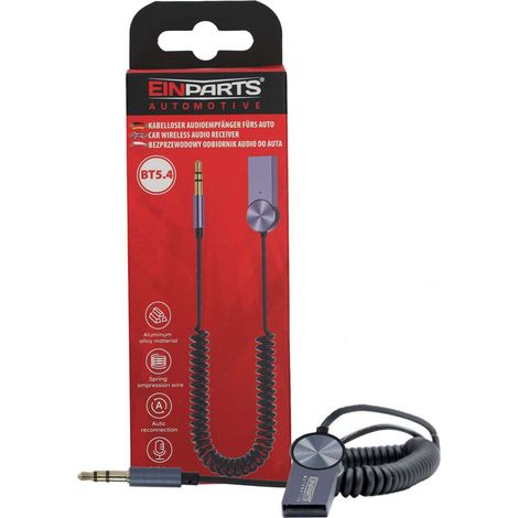 Bluetooth 5.0-Adapter mit AUX- und USB-Anschluss – kabelloses Audiostreaming (1/5)