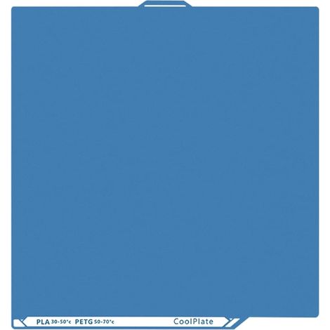 Plaque de construction froide 260 x 271 mm pour carbone - Plaque PEI texturée des deux côtés pour les basses températures - Sans chauffage avec une forte adhérence (1/5)