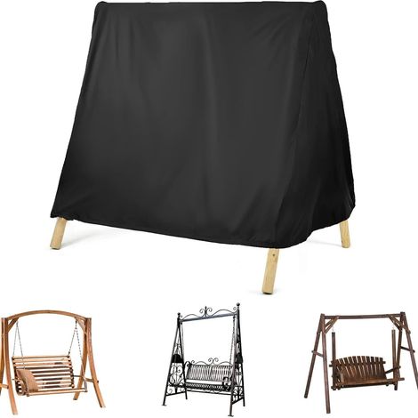 Housse de Protection pour Balançoire Jardin, Housse Imperméable pour Balançoire A-Frame, Couverture pour Meubles de Jardin et Porche - 72x55x67 cm (1/5)