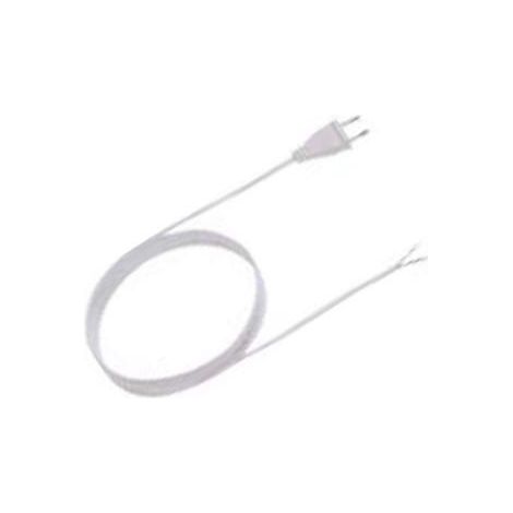 Bachmann 202.284 Cable de alimentación plano blanco 2 m