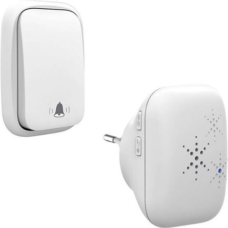 Sonnette extérieure sans fil – Étanchéité IP65 – Auto-alimentée – Portée de 150 mètres (1/4)