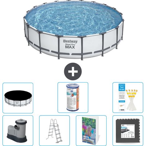 Bestway Steel Pro MAX Rund - 549x122 cm - 8-teilig S563