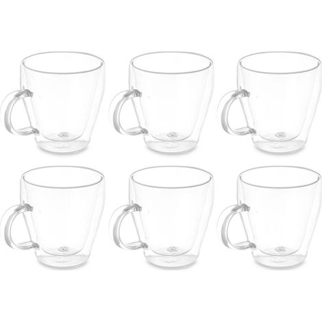 Doppelwandige Tassen, 270 ml, 6er-Set (1/4)