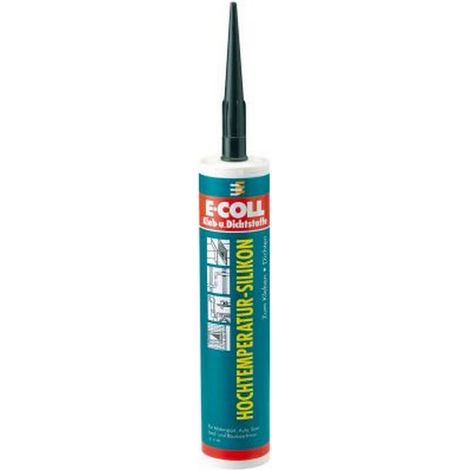 Silicona para altas temperaturas -310ml - rojo