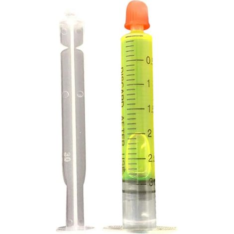 Kit de Détection de Fuite Huile Fluorescente 2pcs 2.5ml pour Climatiseur Mobile Colorant de Détection de Fuites, pour Fête Estivale, Fluide Sûr et Haute Concentration (1/5)