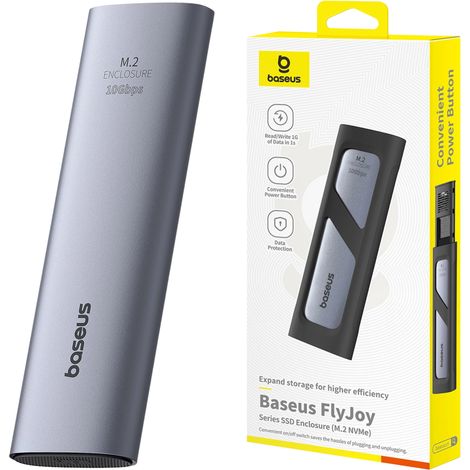 Baseus FlyJoy SSD-Gehäuse (Grau) (1/5)