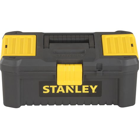 Stanley – Boîte à outils avec plateau amovible – 32 x 18,8 x 13,2 cm – Charnière plastique – Cadenassable – STST175514