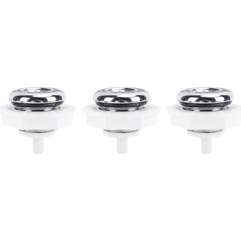 Lot de 3 buses à 7 trous en PVC, accessoire pour jet de bulles de spa, baignoire ou piscine. (1/5)