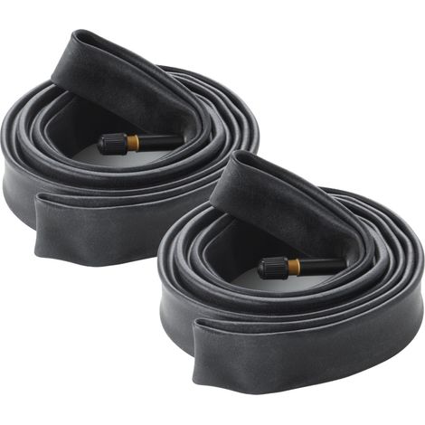 Fischer Fahrradschlauch X2 40/62-559 AV 26 Zoll mittel Doppelpack Fahrradschlauch