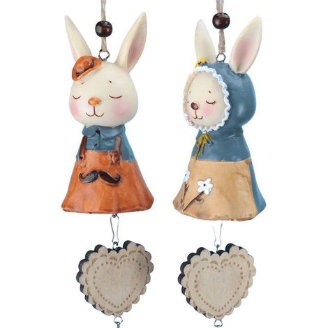 2 pièces carillon éolien mignon, design animé avec sons doux, décoration intérieure et extérieure, idéal pour maison, voiture et cadeau (1/5)
