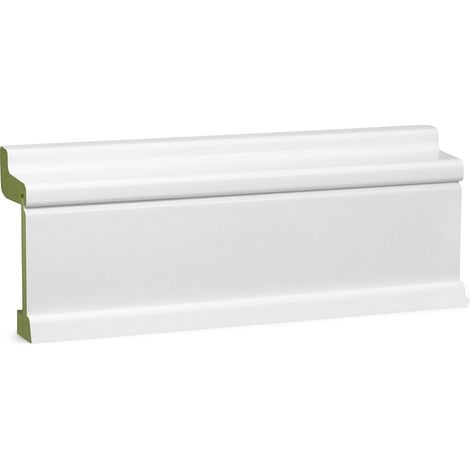 KGM Heizrohrverkleidung Mittelteil weiß 9 x 82 mm 2,4 m