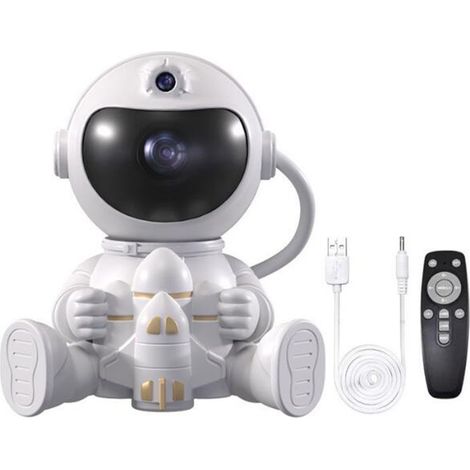 Veilleuse projecteur d'étoiles, lampe projecteur spatiale avec télécommande, décoration esthétique pour chambre d'enfant, anniversaire, style B (1/5)