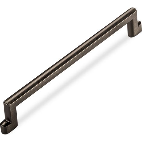 Bügelgriff JAMES BA 160 mm Edelstahl Schwarz gebürstet (1/3)