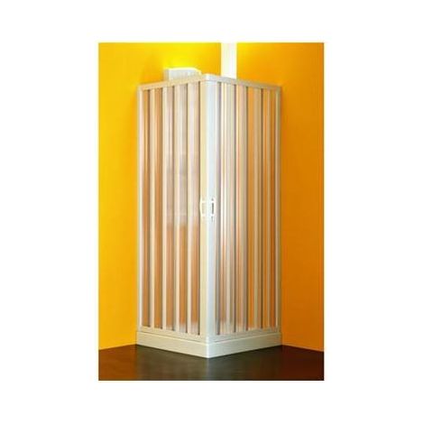 Forte - Box Doccia Kappa 80-60 / 120-100 Angolare A Soffietto - Apertura Angolare A Due Porte - Altezza 188 Cm - Serie Colibri - Articolo: Bp103 (1/2)