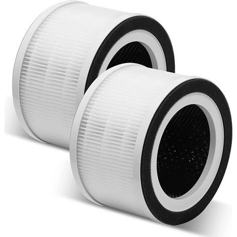 Paquet 2 filtres HEPA remplacement compatibles accessoires filtration 3 étapes purificateur air Afloia Fillo/Halo/Allo (1/5)
