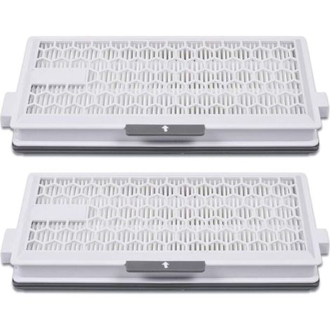 Filtre Aspirateur Air Clean Plus 50 pour Miele Complete C3 Powerline S8340 Filtre d\'aspirateur, Air Clean SF-HA 50 pour Complete C2 C3 Compact C1 C2, lot de 2