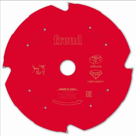 Disco diamantato per sega circolare portatile a batteria FREUD - Ø165 1,8/1,2 AL20 Z4 TD 10° - F03FS10096 -FR07F002HC