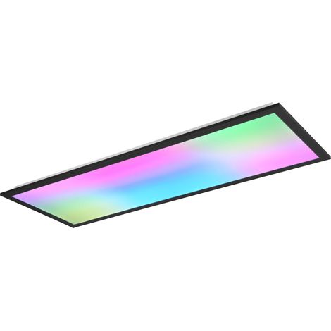 Plafonnier LED REALITY Beta R67668032 noir, 31 W, 3550 lm, CCT, RGB (1/5)