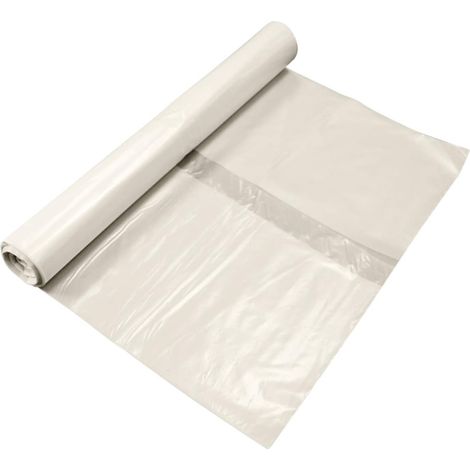 Sacs Poubelle Transparents 160L – Lot de 10, Plastique LDPE Résistant 90 microns, Ultra Robustes et Durables, 800x1250 mm, Idéal pour Déchets Lourds (1/5)