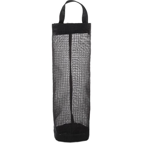 Juego de 2 bolsas de almacenamiento de plástico lavables e impermeables con soporte de pared plegable.