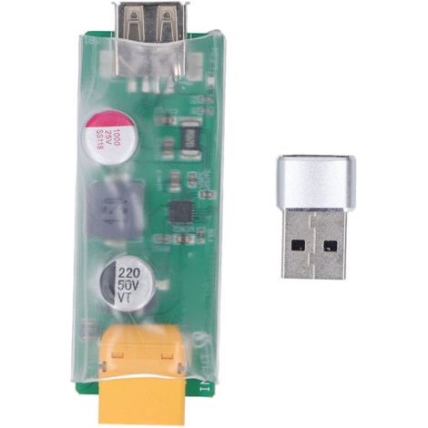 Convertisseur de charge XT60 vers USB, Module de Conversion de chargeur de batterie au Lithium 3S 6S avec adaptateur (1/5)