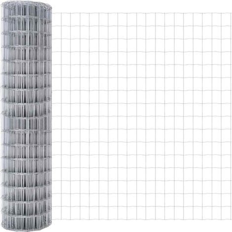 Clôture de jardin, Clôture Euro 1x10 m Acier Galvanisé CFW61680 (1/5)