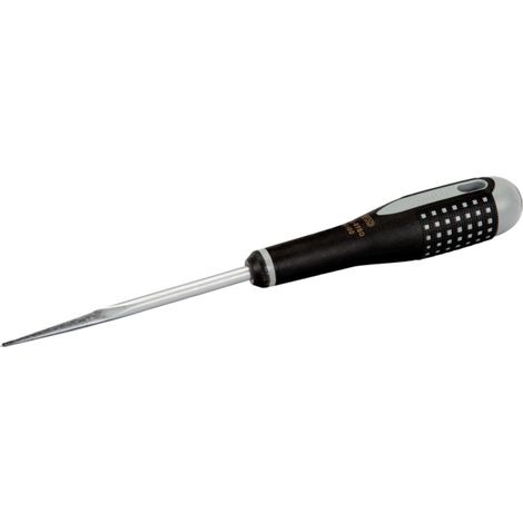 Bahco ERGO Vorstecher, Spitze Vierkant mit Gummigriff zum Vergrößern und Bohren von Löchern, 6 mm x 100 mm