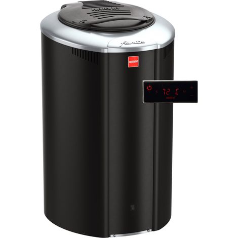 Harvia Forte AF6 6 kW Saunaofen Black mit Saunasteuerung Xafir Bedienteil (1/4)