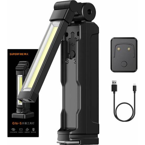 Linterna multifunción Superfire G16-S, 800 lm, USB-C