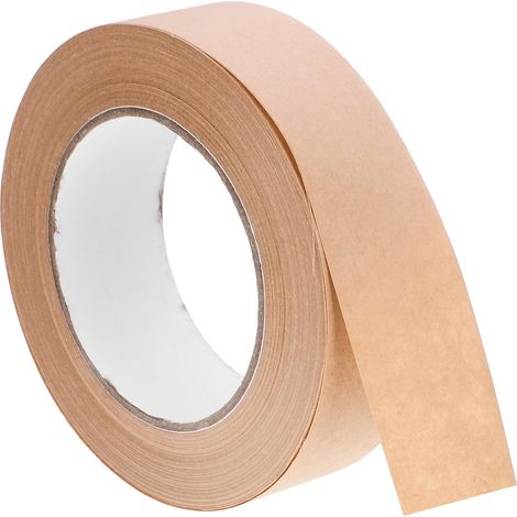 Ruban Adhésif Activé par Eau 36mm Papier Kraft Beige pour Encadrement (1/5)
