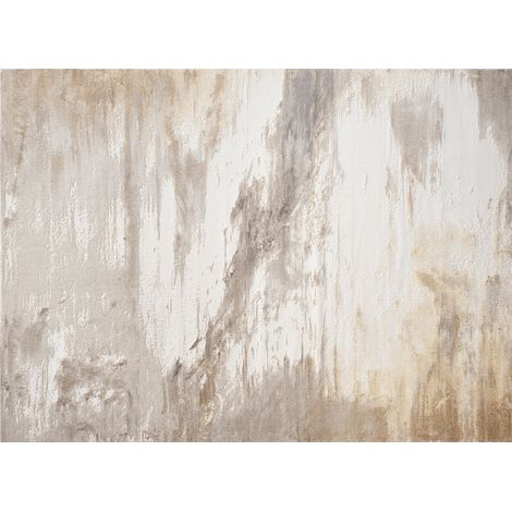 Tapis gris et beige à motifs 160 x 230 cm PISE (1/3)