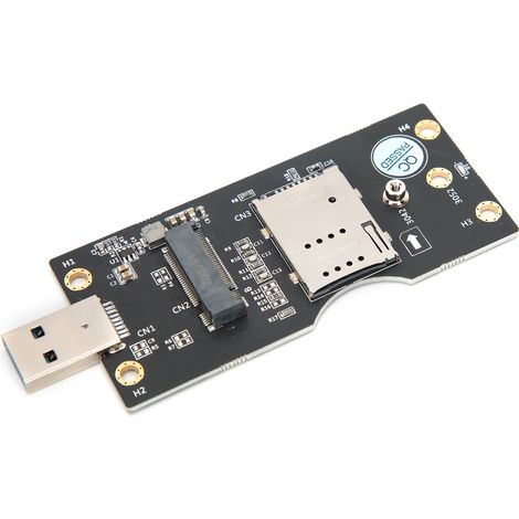 M.2-zu-USB-3.0-Adapter mit SIM-Kartensteckplatz, Riser-Karte für PC, NGFF-Zubehörschlüssel B (1/5)